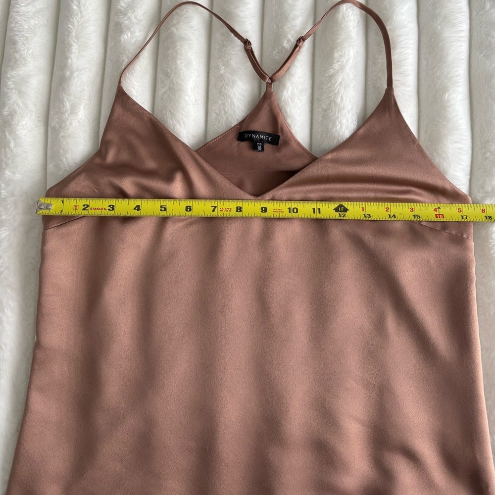 Dynamite Brown Spaghetti Strap Top, size small, summer top‎ - Picture 6 of 9